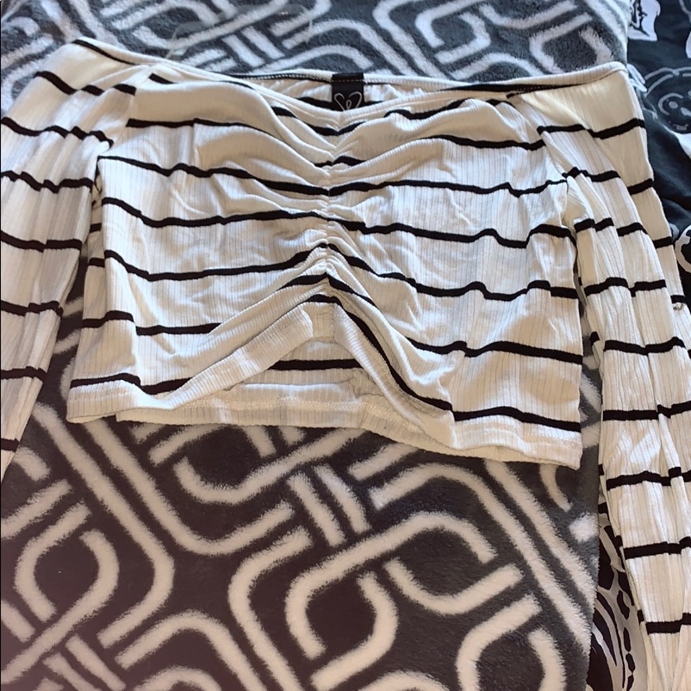 Windsor Cropped Stripe Long Sleeve